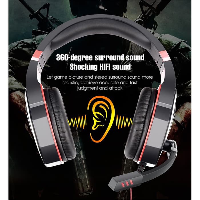 Headset Gaming OVLENG P7 3.5mm Wired Stereo Headphone - OVL-OV-P7