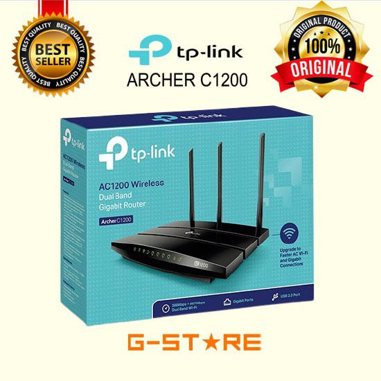 Jual TP-LINK AC1200 Wireless Dual Band Gigabit Router Archer C1200 ...