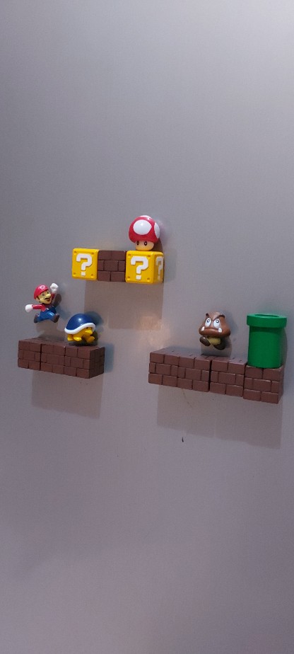 Stiker Kulkas Model Super Mario Magnetik Untuk Dekorasi Kulkas