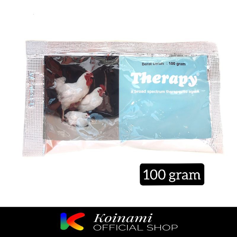 THERAPY AYAM 100 gram / KOLERA PULLORUM CRD KOKSIDIOSIS KORISA SYNOVITIS / MEDION