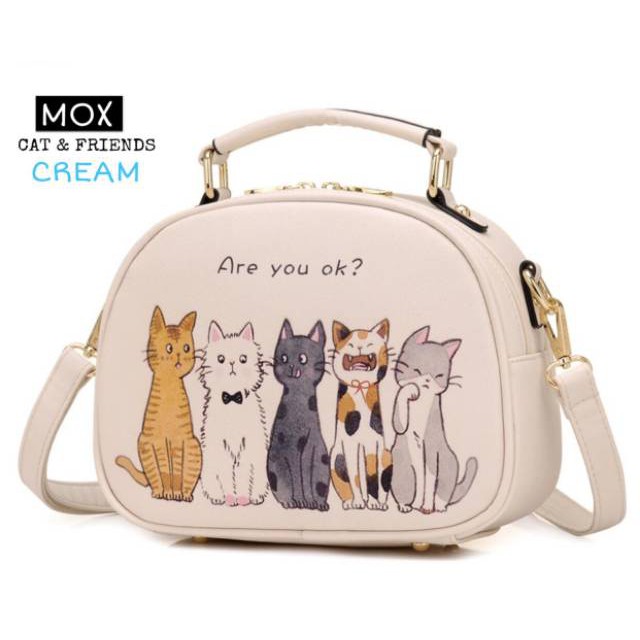 Tas sekolah/anak sekolah/tas batam/tas import/tanah abang/murah wanita/tas slempang/KUCING GENK
