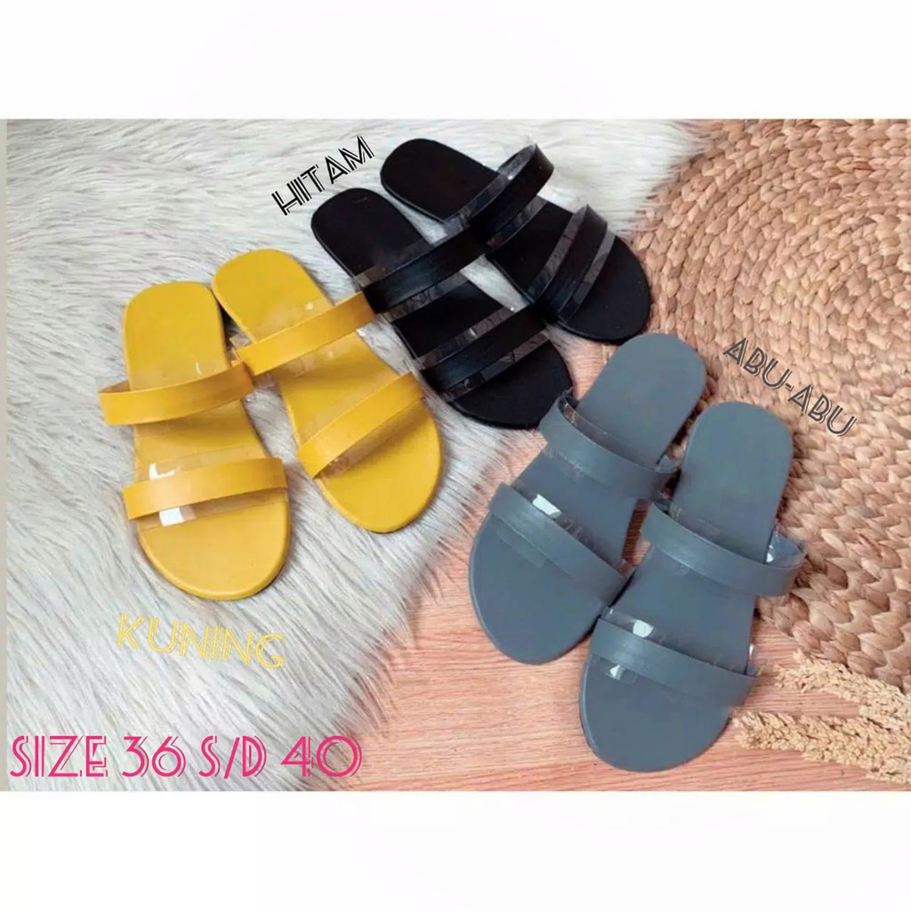 Sandal Teplek Kokop MEKA JELLY BAN DUA NEW