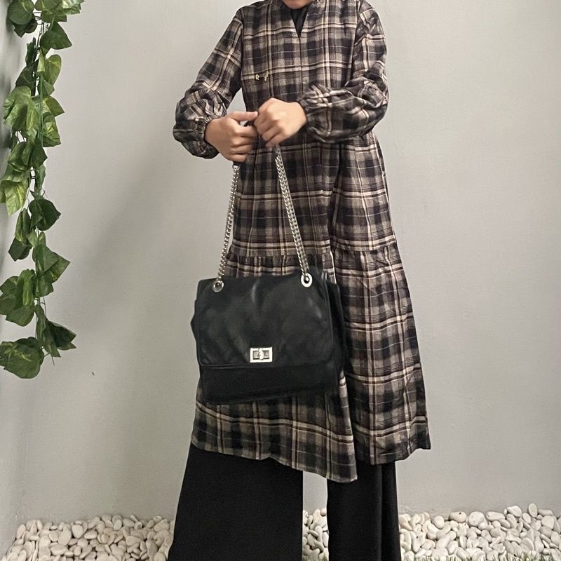 tunik parisian linen bangkok import by okeda shop