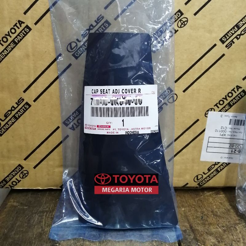 Cover Tutup Engsel Atas Jok Belakang Innova Reborn 2016 2021 ORIGINAL