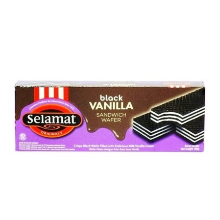 

SELAMAT WAFER BLACK+VANILLA BOX 198GR