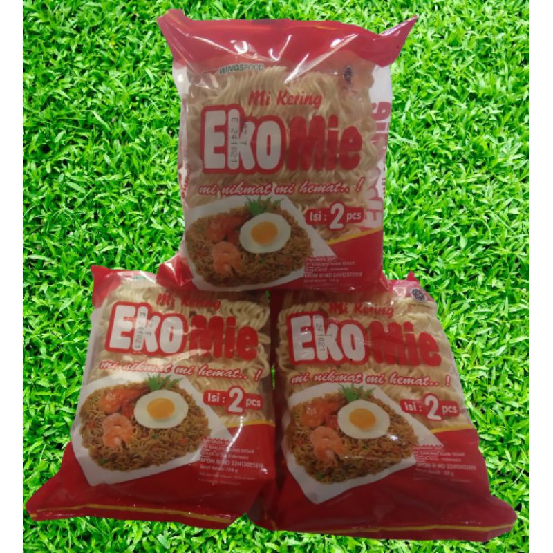 

Mi Kering Eko Mie 1pcs Isi 2 keping 110g