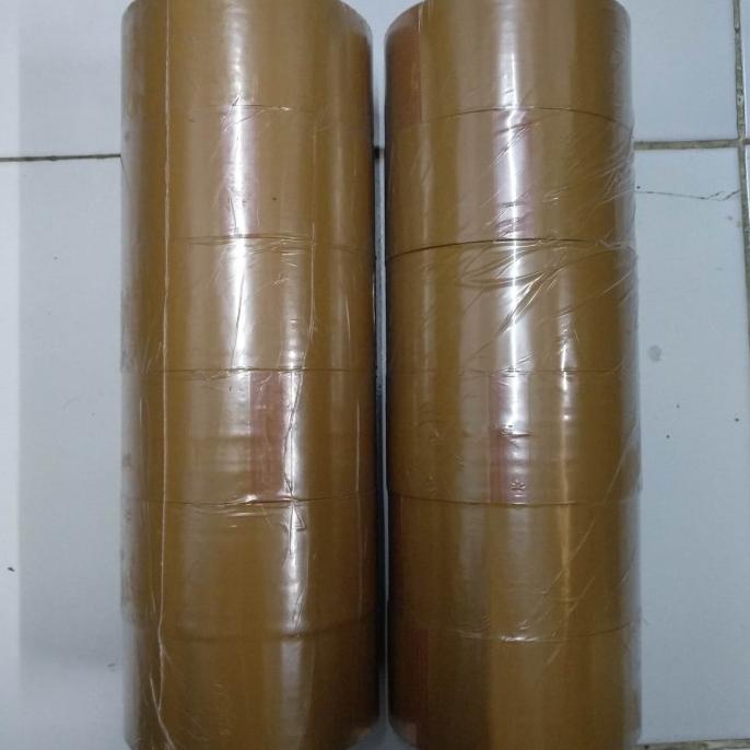 

------] Lakban COKLAT plester OPP dus dos GOLD TAPE COKLAT 100 YARD X 46 mm