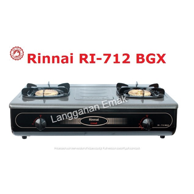 Jual Kompor Gas Rinnai Ri 712 Bgx Ri 712 Bgx Ri 712bgx 2 Tungku Api Turbo Tornado Indonesia Shopee Indonesia