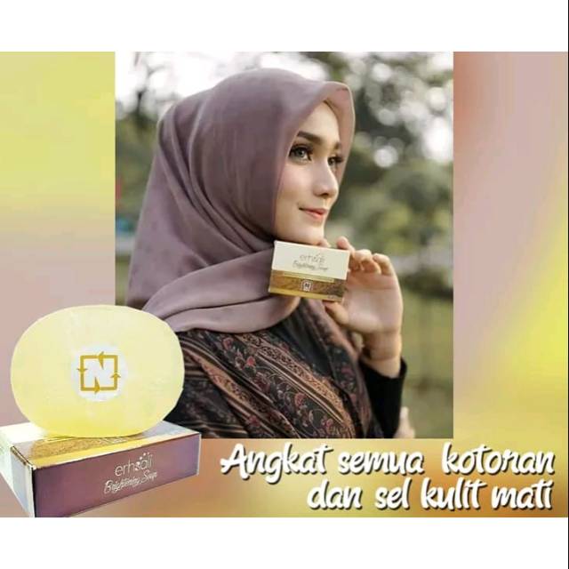 ERhsali Brightening Soap Nasa | Sabun Erhsali Pencerah Wajah, Badan | Agen Nasa Medan
