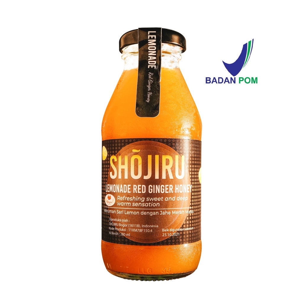 

Shojiru Minuman Herbal - Lemonade Red Ginger Honey - Minuman Jahe 280 ml