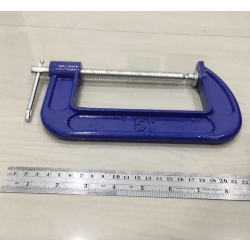 5"inci Bais c klem g klem c catok kayu 5inci klem kayu clamp kayu ragum kayu