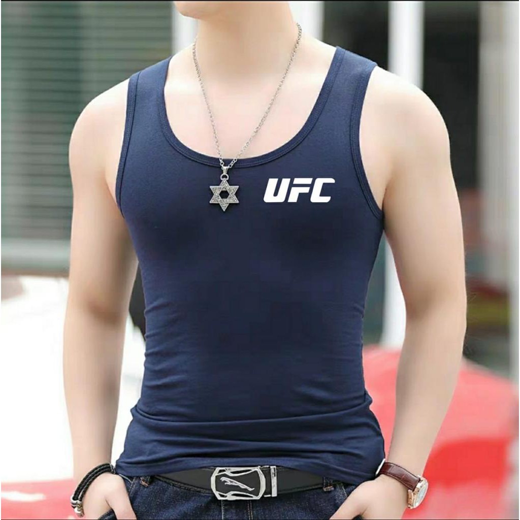 BS/COD//KAOS DALAM  SINGLET UFC PRIA//TERLARIS