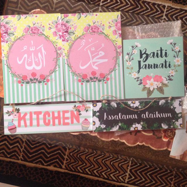 Wooden Projects Wall Decor Shabbychic - Lfj1 & Lfj2 (1set)