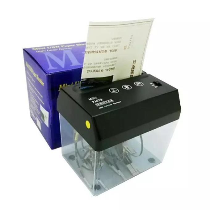 

Produk Unggulan] Alat Penghancur Kertas Dokumen Nota Elektrik Usb-Pencacah Dokumen - Hitam Kotak