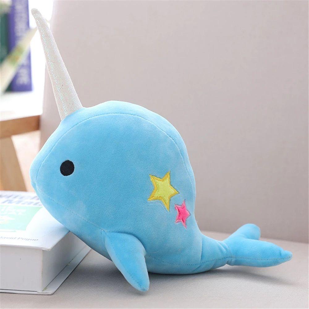 Quinton Whale Mainan Mewah Hadiah Ulang Tahun Anak Hadiah Mainan Lembut Boneka Binatang Bayi Kid Girl Toy Decorations Sea Animal