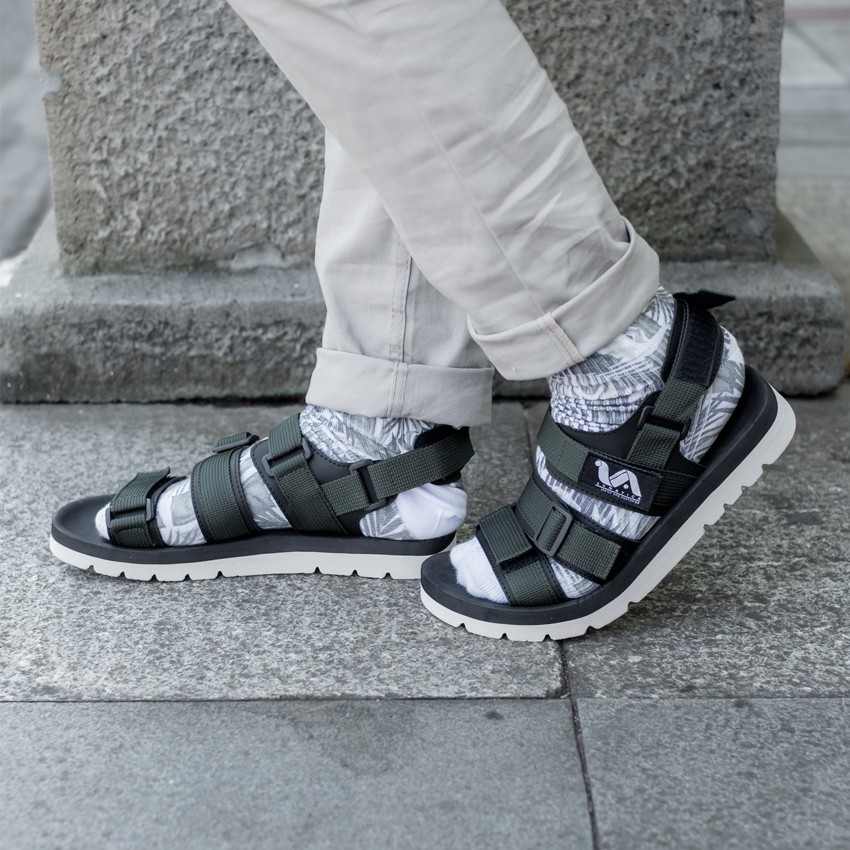 Alto Green | 39-43 | Sandal Gunung Original Kulit Santai Kasual Pria Sendal Footwear Ori | FORIND x Lvnatica