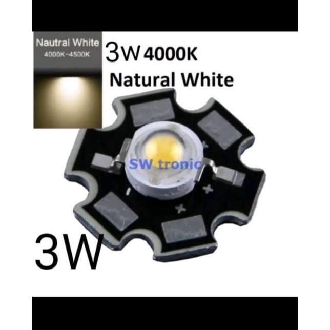 led 3w 4000k natural white hpl