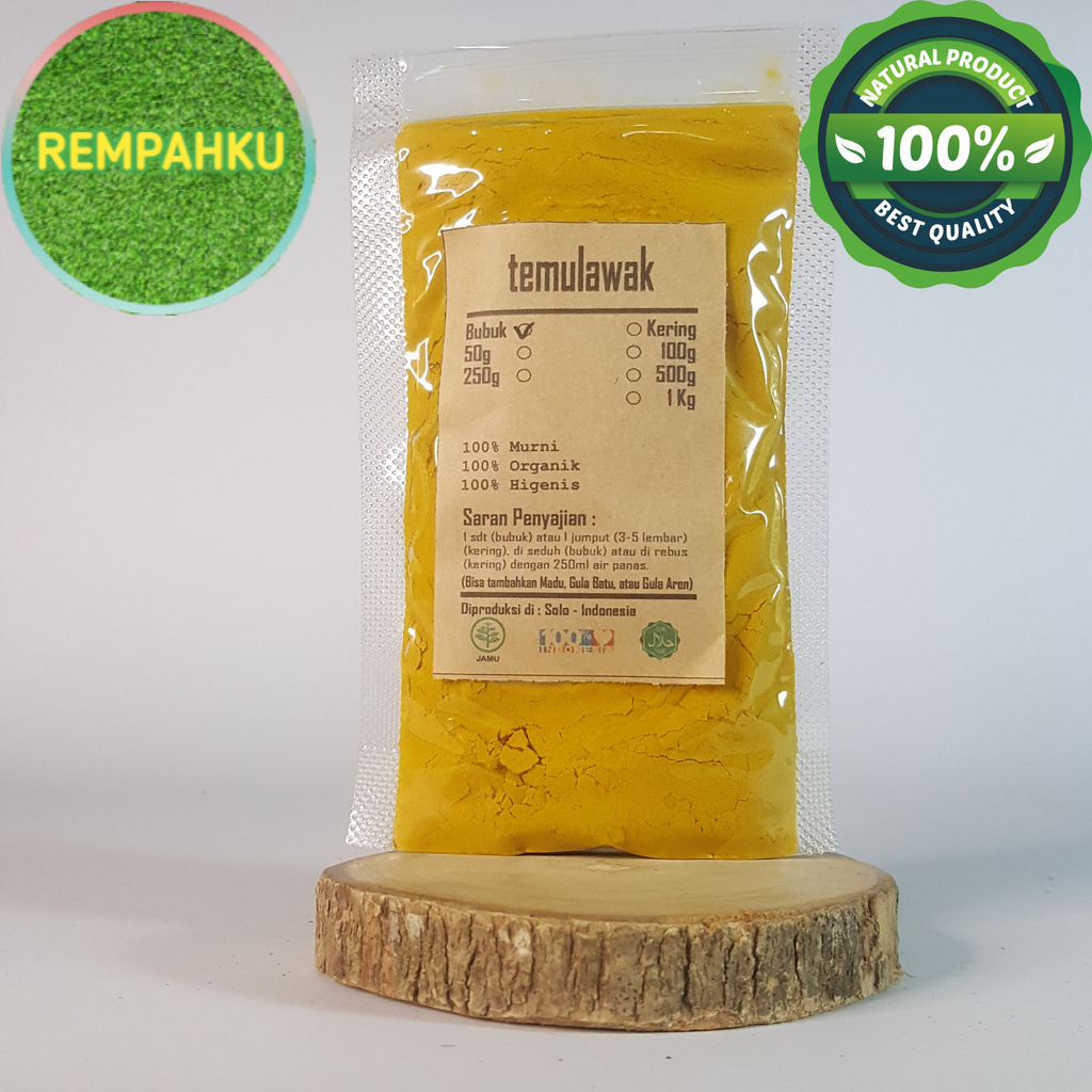 

TEMULAWAK BUBUK 500 GRAM - Curcuma Zanthorrhiza - Curcuma Heynea