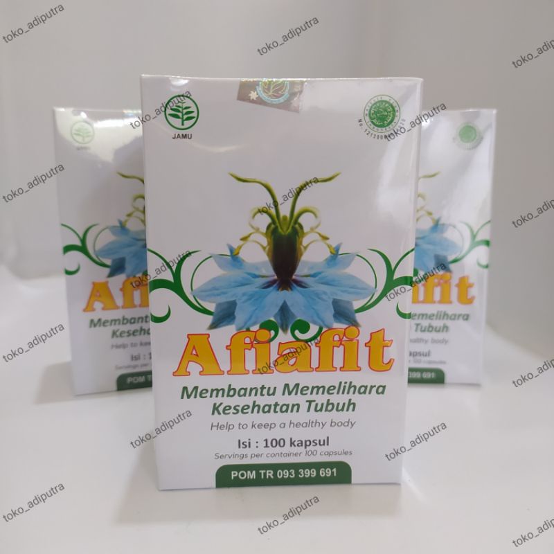 Afiafit Almannar Herbal Detox Afiafit 100 kapsul Original