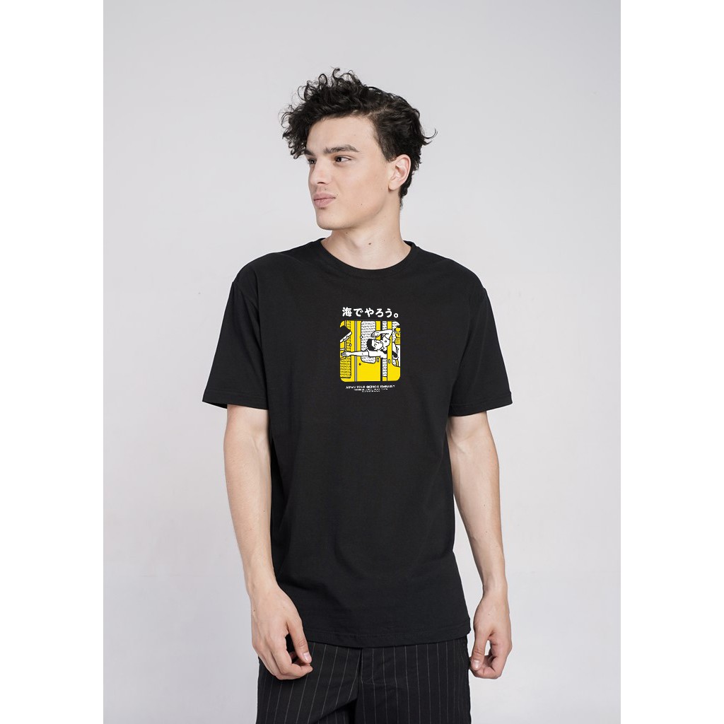  Erigo T Shirt  Train Habit Black Shopee Indonesia