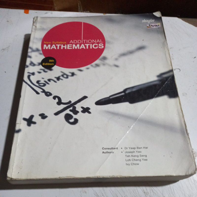 New Syllabus ADDITIONAL MATHEMATICS.