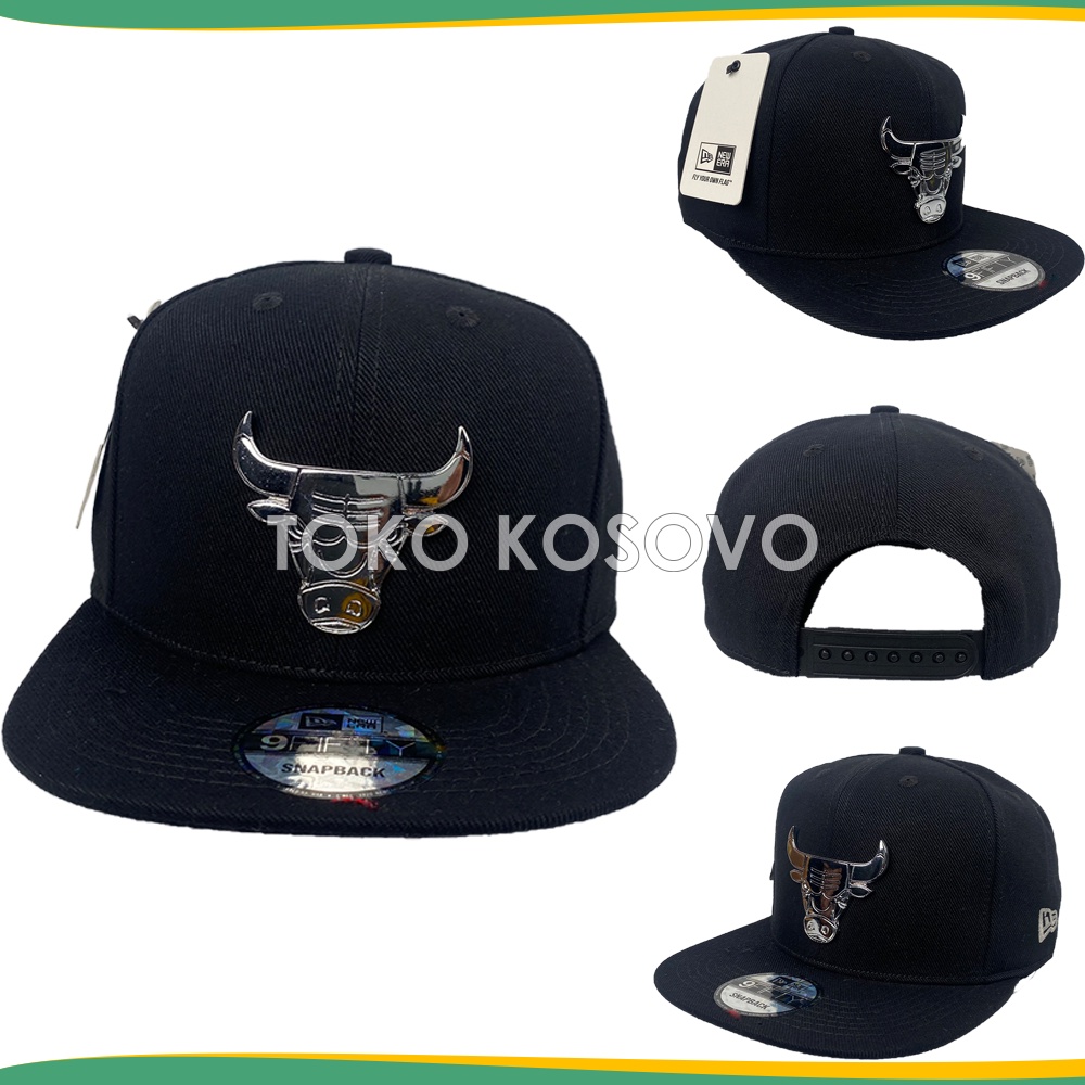 Topi Snapback Chicago Bulls Pin Besi ORIGINAL Grade 100% Import, Topi MLB NBA Hip Hop Rapper Logo Banteng Merah Cream Hijau Hitam Unisex Distro Baseball Bisbol besball Pria Wanita Cowo Laki Dewasa Polos Ori Premium Murah Impor Tim Basket