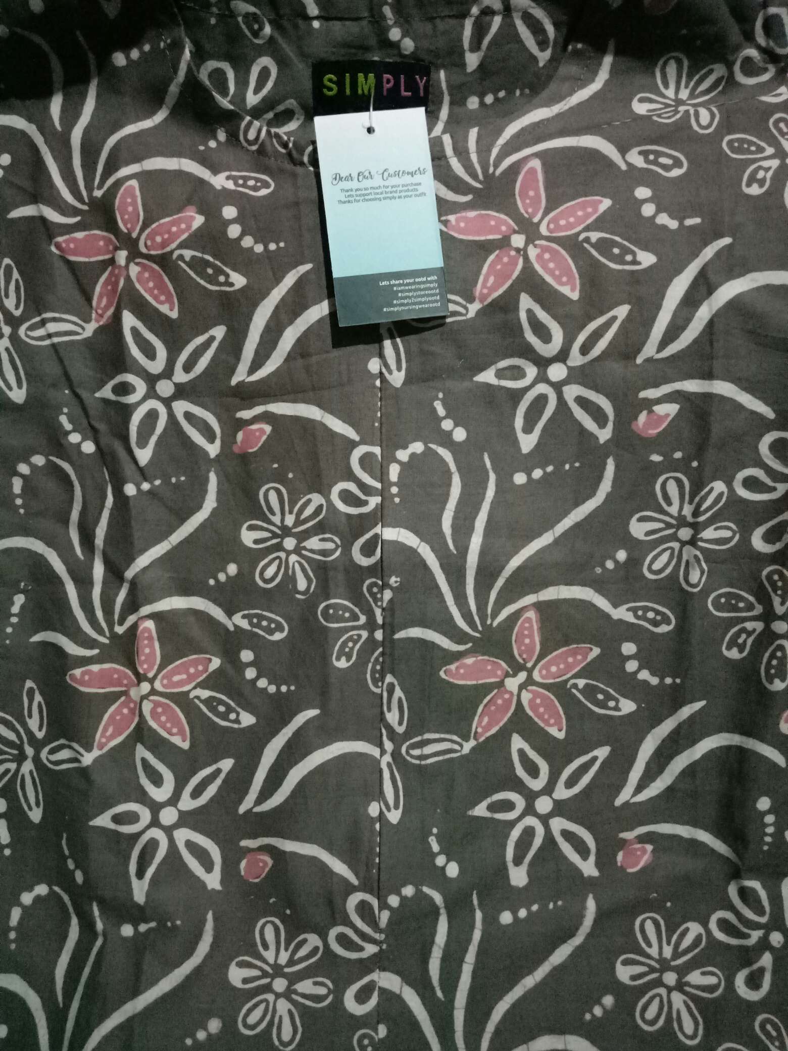 Size S Batik Busui Menyusui Simplystore Simplynursingwear Simply