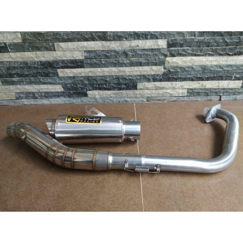 KNALPOT RCB TIGER BOOM MONSTER KNALPOT RACING SCORPIO MEGAPRO SONIC RACING SERIES