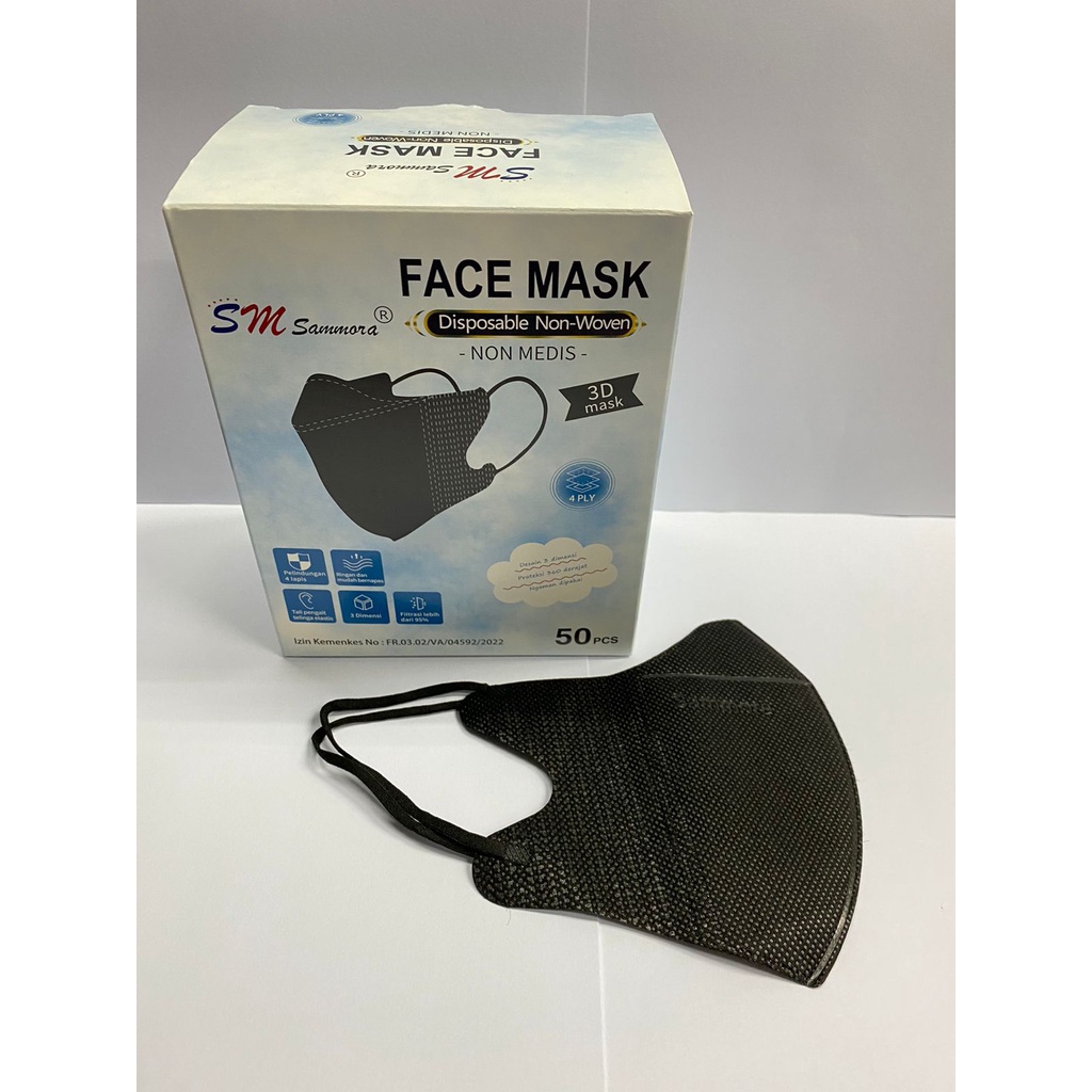 Masker DuckBill Dewasa / Anak 3 Lapis / 4 Lapis / Duck Bill / Sammora Non Medis Izin Kemenkes