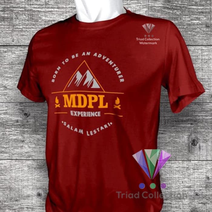 Tshirt Baju Kaos Distro Gunung MDPL / Kaos Distro Pria Wanita