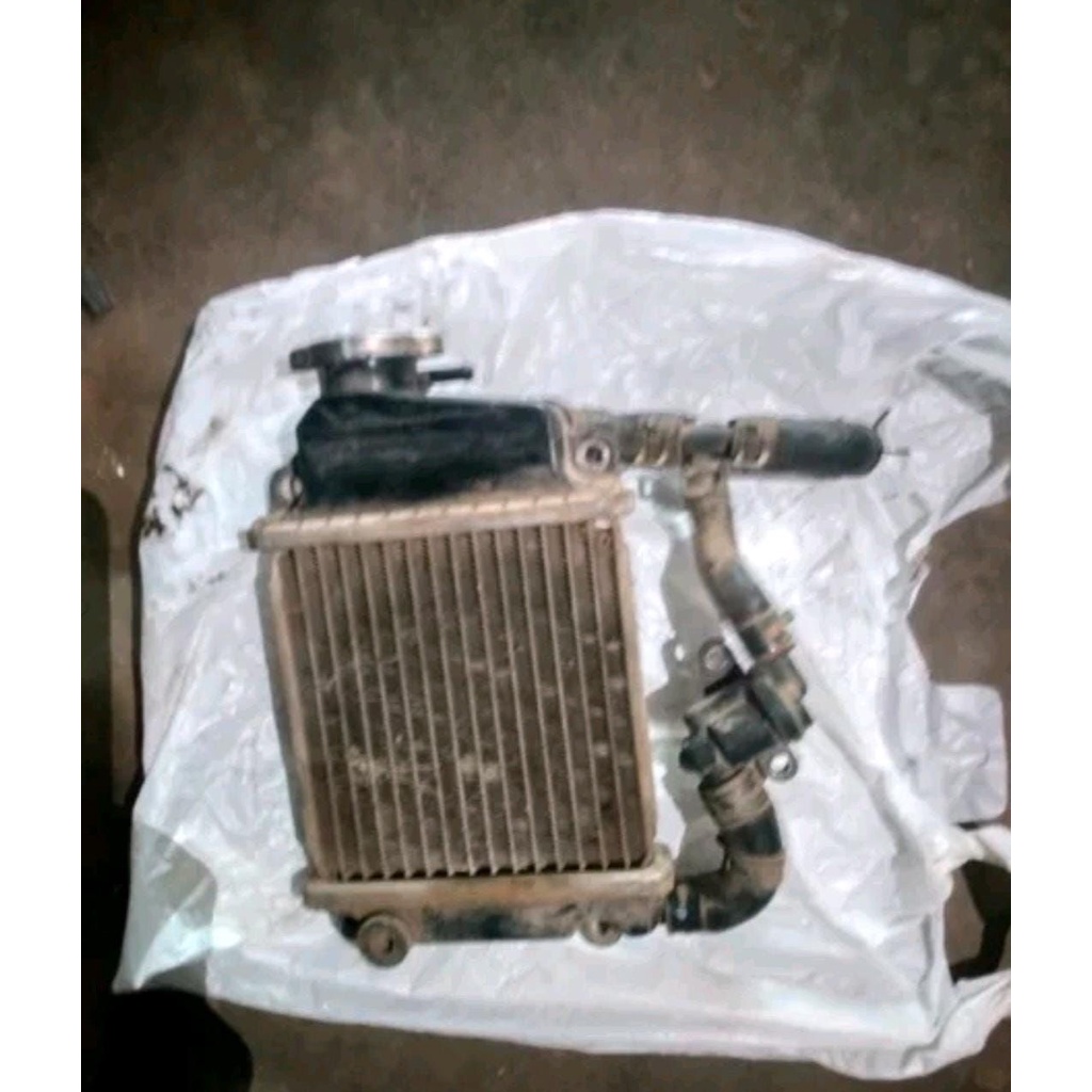 radiator lengkap termostart honda vario 110 karbu pnp vario techno 110 karbu ori copotan