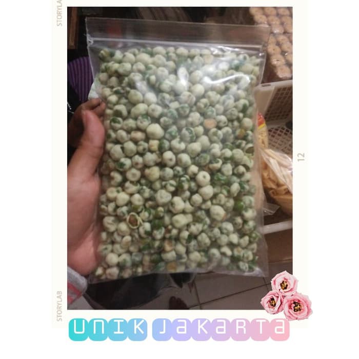 

Cemilan Kacang Polong / Snack kacang polong hijau