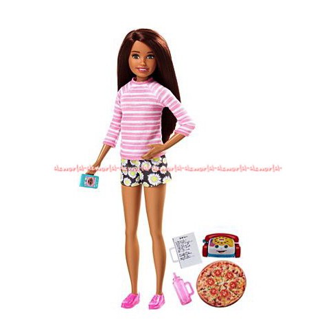 Barbie Skipper Baby Sitter Doll With Accessories Boneka Barbie