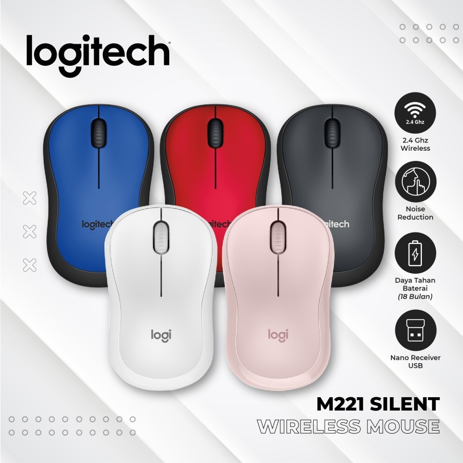 Logitech M221 Wireless Mouse Silent