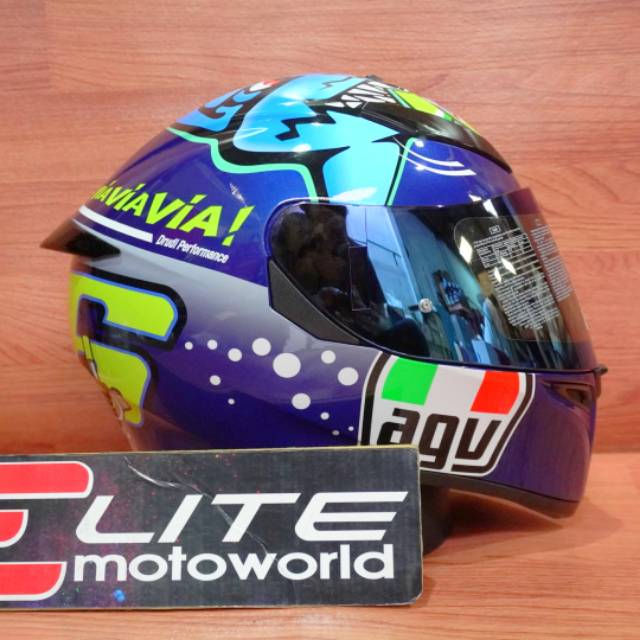 Agv k3sv Rossi Misano 2015 (viavia) Original produk
