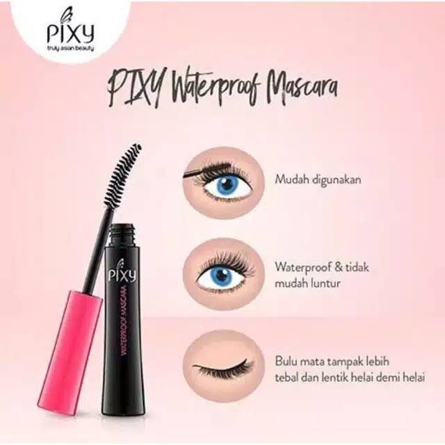 PIXY WATERPROOF MASCARA BLACK