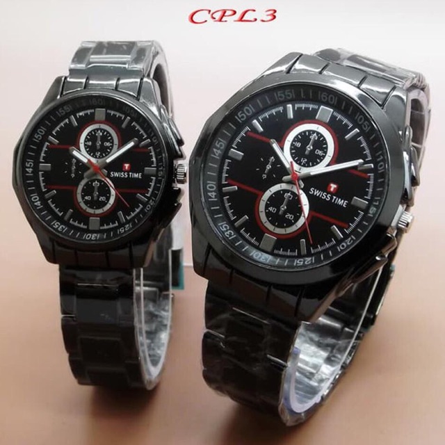 jam tangan couple swiss time murah meriah