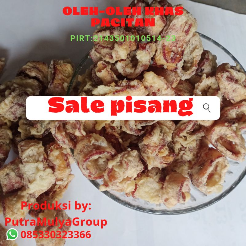 

SALE PISANG GORENG OLEH-OLEH KHAS PACITAN CRISPY DILUAR EMPUK DIDALAM