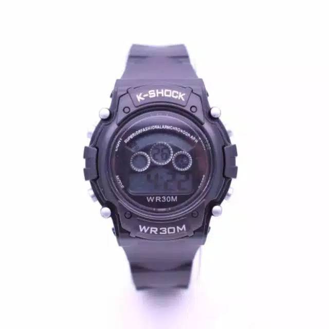 Jam Tangan Pria K-Shock Digital Strap Rubber