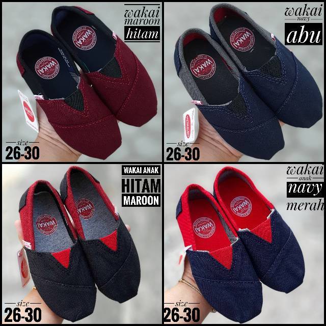 [Khusus ukuran 26-30] Sepatu wakai bayi dan anak baby kids