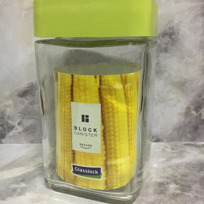 GLASSLOCK TOPLES KACA BLOCK CANISTER 700ml