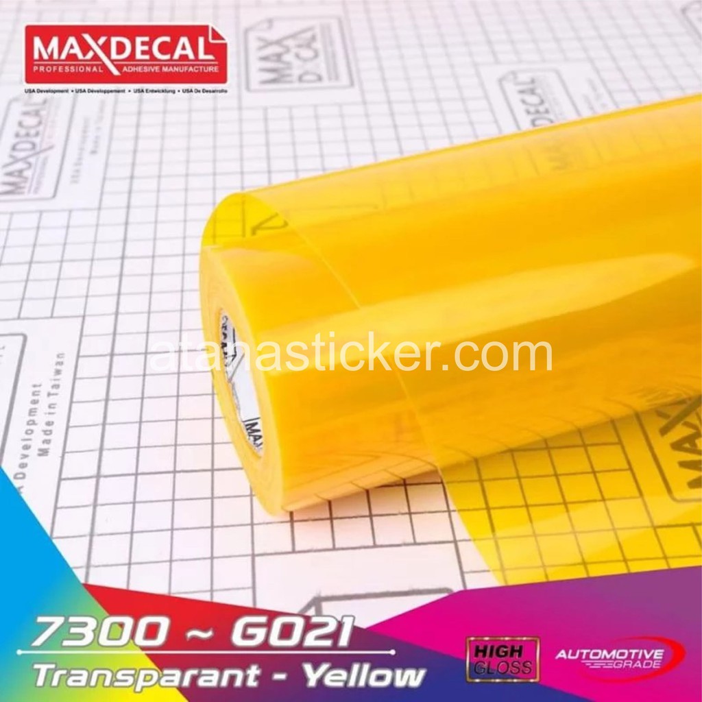 Max Decal Skotlet Transparant Scotlet Tembus Stiker Transparent Sticker Bening Vinyl Motor Mobil