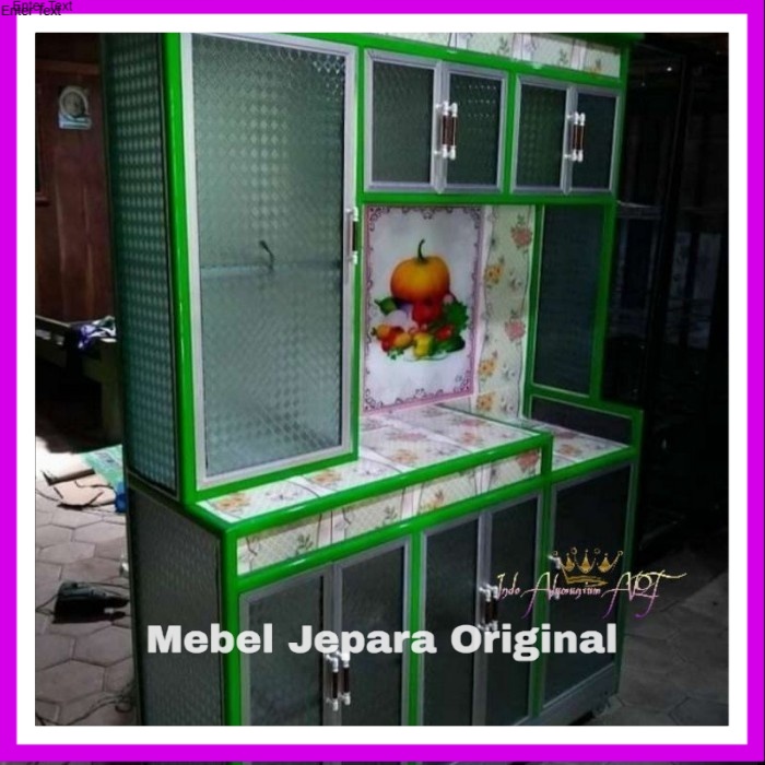 Rak Piring Aluminium - Kitchen Set Minimalis Mebel Aluminium