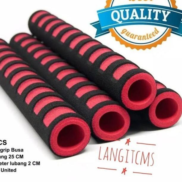 DMS Busa Handgrip Handfat Grip Sepeda Motor United - Merah