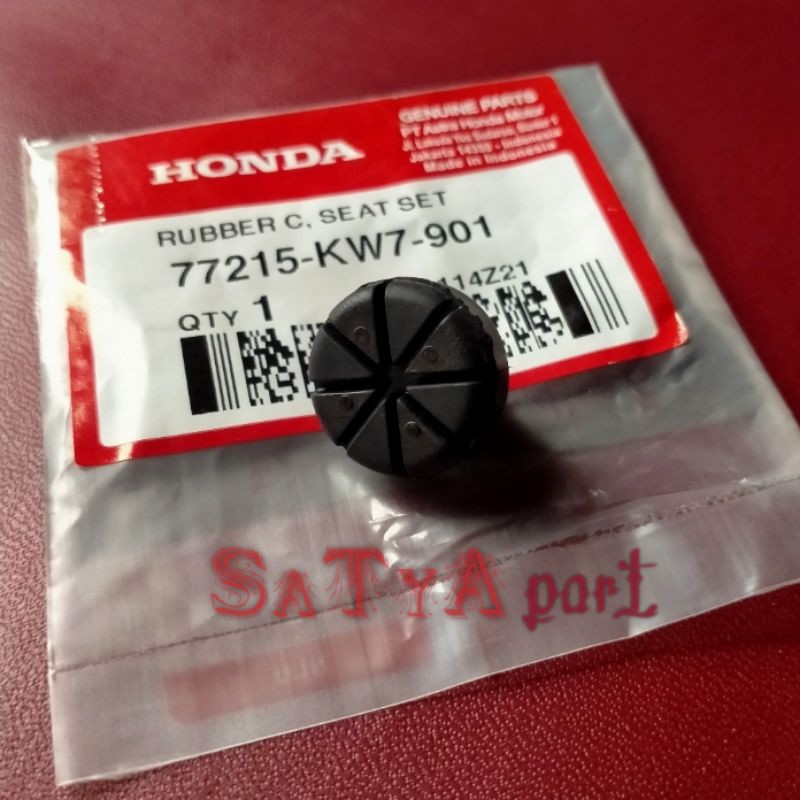 Karet bantalan ganjal sadel ganjel jok bawah beat Vario 110 125 150 Scoopy spacy fi esp ORI AHM