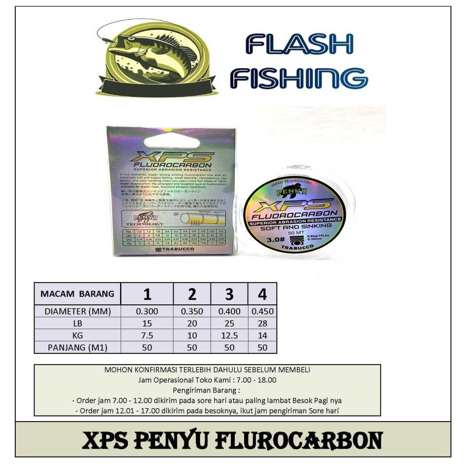 XPS PENYU FLUOROCARBON SENAR PANCING