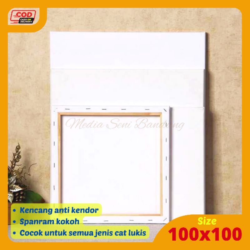 

Kanvas Canvas Kanfas Alat Lukis Melukis 100x100 Besar Jumbo Big Premium Gesso Siap Pake 50 60 70 80 90 100 110 120 130 140 150 160 170 180 190 200 Prapatan