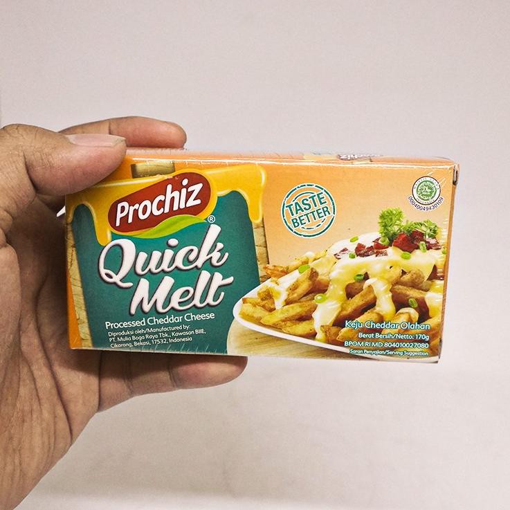 

PROMO SPESIAL KEJU PROCHIZ QUICK MELT - CHEESE CHEDDAR MELTED MOZARELLA 170 GRAM