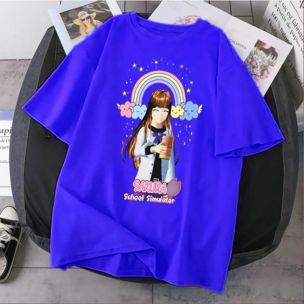 BAJU KAOS ANAK SAKURA SCHOOL SIMULATOR BAHAN PREMIUM