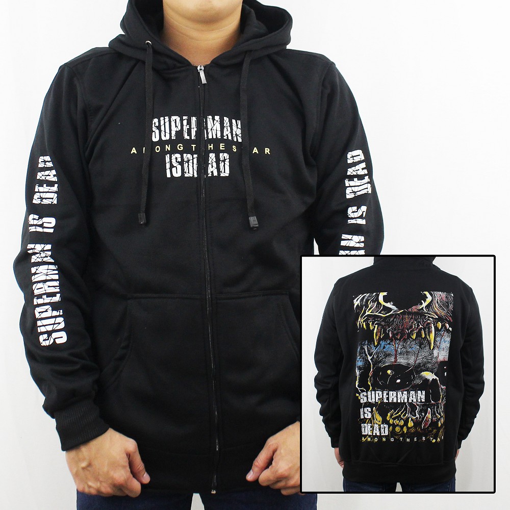 JAKET MUSIK HEAVY METAL SUPERMAN IS DEAD - JAKET SUPERMAN IS DEAD - JAKET HOODIE SID HEAVY METAL 04